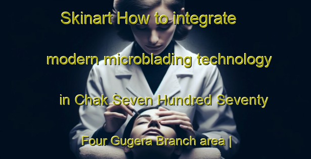 Skinart How to integrate modern microblading technology in Chak Seven Hundred Seventy Four Gugera Branch area | MicrobladingTraining | MicrobladingClasses | SkinartTraining-Pakistan